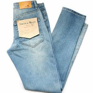 NWT Smith & Mills Women’s Denim Blue Jeans Bootcut Size 30